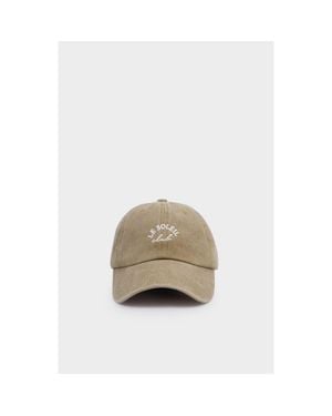Katie Loxton Embroidered Cap - Natural