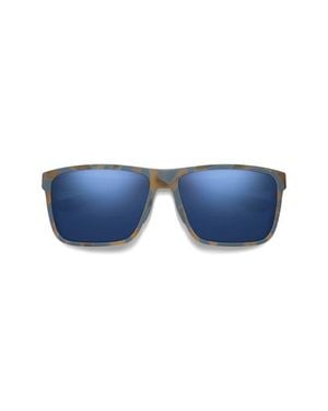 Smith Riptide 61Mm Polarized Sport Square Sunglasses - Blue