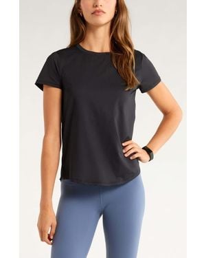 Zella Rally Mesh T-Shirt - Black