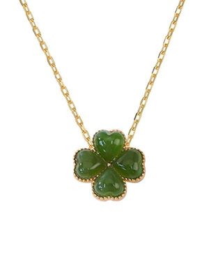 seree Jardin Jade Pendant Necklace - Green