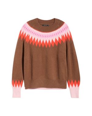 DELUC Rockets Fair Isle Sweater - Red