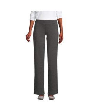 Lands' End Starfish Mid Rise Straight Leg Pants - Black
