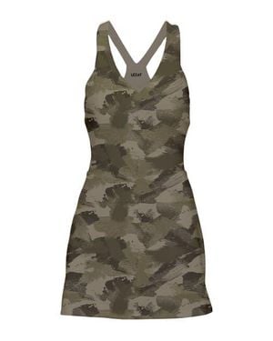 Lezat Isla Racerback Organic Cotton Sport Dress - Green
