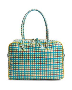 Damson Madder Truro Coated Holdall Shoulder Bag - Blue