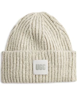 UGG Chunky Rib Beanie - Natural