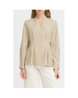 Ichi Ihgivana Button-Up Shirt - Natural