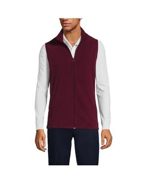 Lands' End Lightweight Fleece Vest - Purple