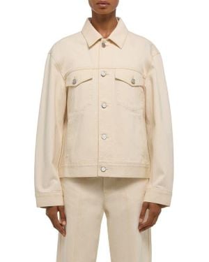 Helmut Lang Classic Denim Trucker Jacket - Natural