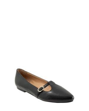 Trotters Evie Mary Jane Flat - Black