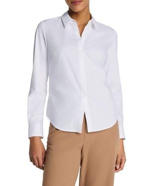 Spanx No Gape Button Down Shirt - White