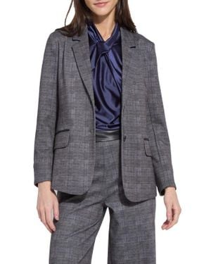 Lyssé Everest Jacquard Ponte Blazer - Gray