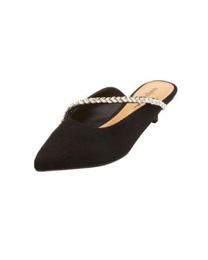 Comfortview The Bette Slip On Mule - Black