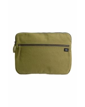 Terra Thread 15.6-Inch Organic Cotton Laptop Sleeve - Green