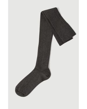 Brunello Cucinelli Cashmere Knit Socks - Black