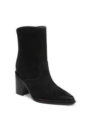 Franco Sarto Laken Block Heel Bootie - Black