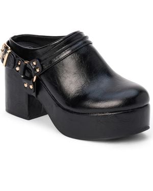 Matisse Sawyer Block Heel Platform Clog - Black