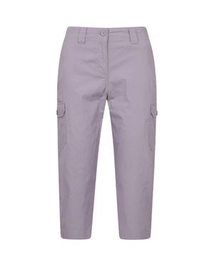 Mountain Warehouse Coastal Stretch Capri Cargo Pants - Purple