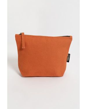 Terra Thread Organic Cotton Makeup Bag - Orange