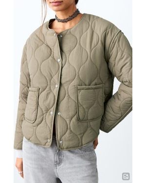 MANGO TEEN Boxy Puffer Jacket - Natural