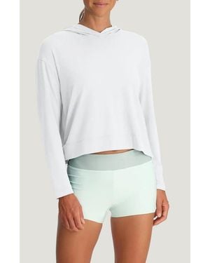 Free Fly Shade Crossover Hoodie - White