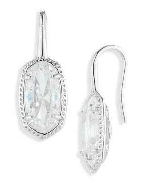 Kendra Scott Lee Luxe Drop Earrings - White