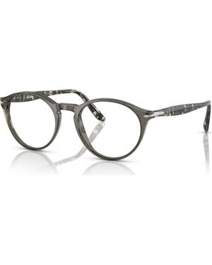 Persol 50Mm Phantos Optical Glasses - Metallic