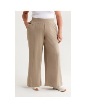 Wit & Wisdom Skyrise Pintuck Palazzo Pants - Natural