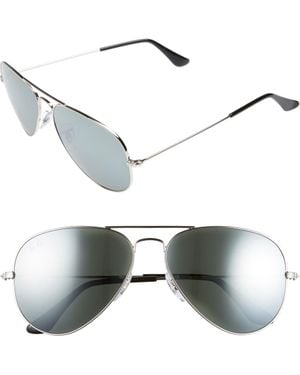 Ray-Ban Original Aviator 58Mm Sunglasses - White