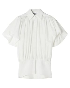 Lanvin Cotton Popelin Top - White