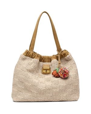 Marc Jacobs The Summer Woven Cristina Tote - Metallic