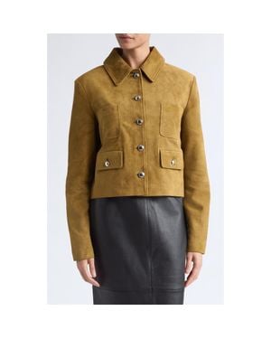 Altuzarra Astley Suede Jacket - Multicolor