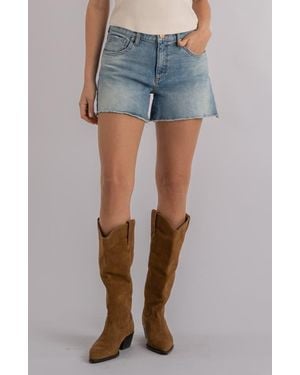 Kut From The Kloth Jane High Waist Cutoff Denim Shorts - Blue