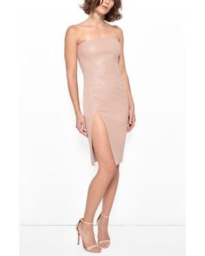AS by DF Aura Stretch Leather Dress - Multicolor