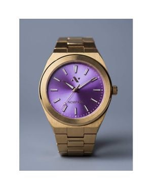 NCMPRBL Elevate Link Peri Swiss Quartz Bracelet Link Watch, 42Mm - Metallic