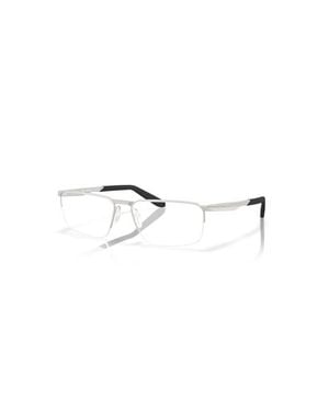 Costa 57Mm Rectangle Optical Glasses - Metallic