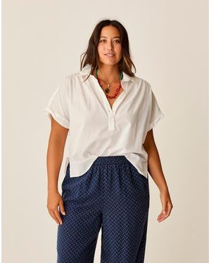 Carve Designs Elliott Voile Top - Blue