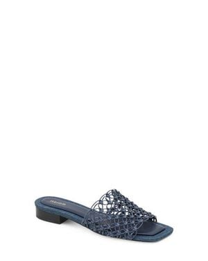 Reiss Mabel Slide Sandal - Blue