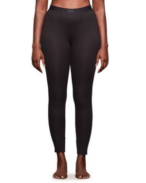 Skims Stretch Cotton Rib leggings - Black