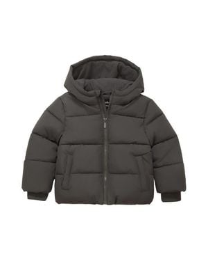 Rokka&Rolla Kids' Fleece Lined Cloud Hooded Jacket - Gray