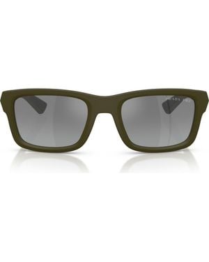 Prada Linea Rossa 54Mm Polarized Gradient Irregular Sunglasses - Gray