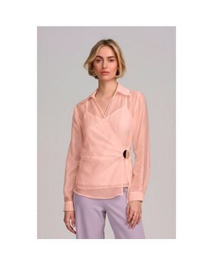Elle Collection Hardware Shirt - Pink