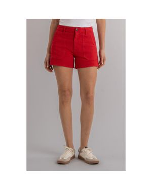 Kut From The Kloth Jane High Waist Denim Shorts - Pink
