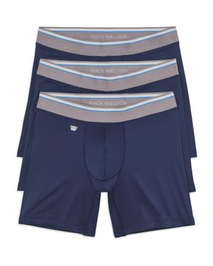 Mack Weldon 3-Pack Endurance Fx Boxer Briefs - Blue