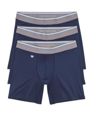 Mack Weldon 3-Pack Endurance Fx Boxer Briefs - Blue