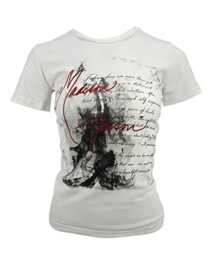 Madison Maison Croc Shoe T-Shirt - White