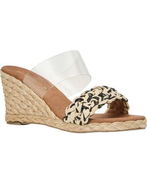 Andre Assous Anfisa Wedge Sandal - Metallic