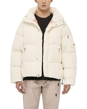 Alpha Style Leverett Cropped Down Puffer - Natural