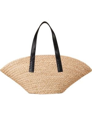 Cesta Collective Large Raffia Taco Tote - Natural