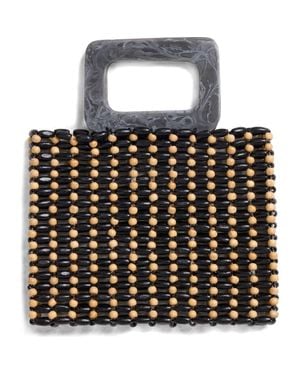 LSPACE Chiado Wooden Bead Bag - Black