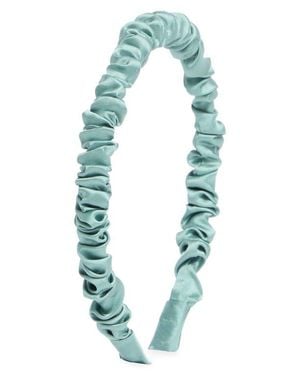 L. Erickson Sina Ruched Headband - Blue